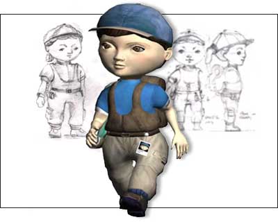 3D model of child